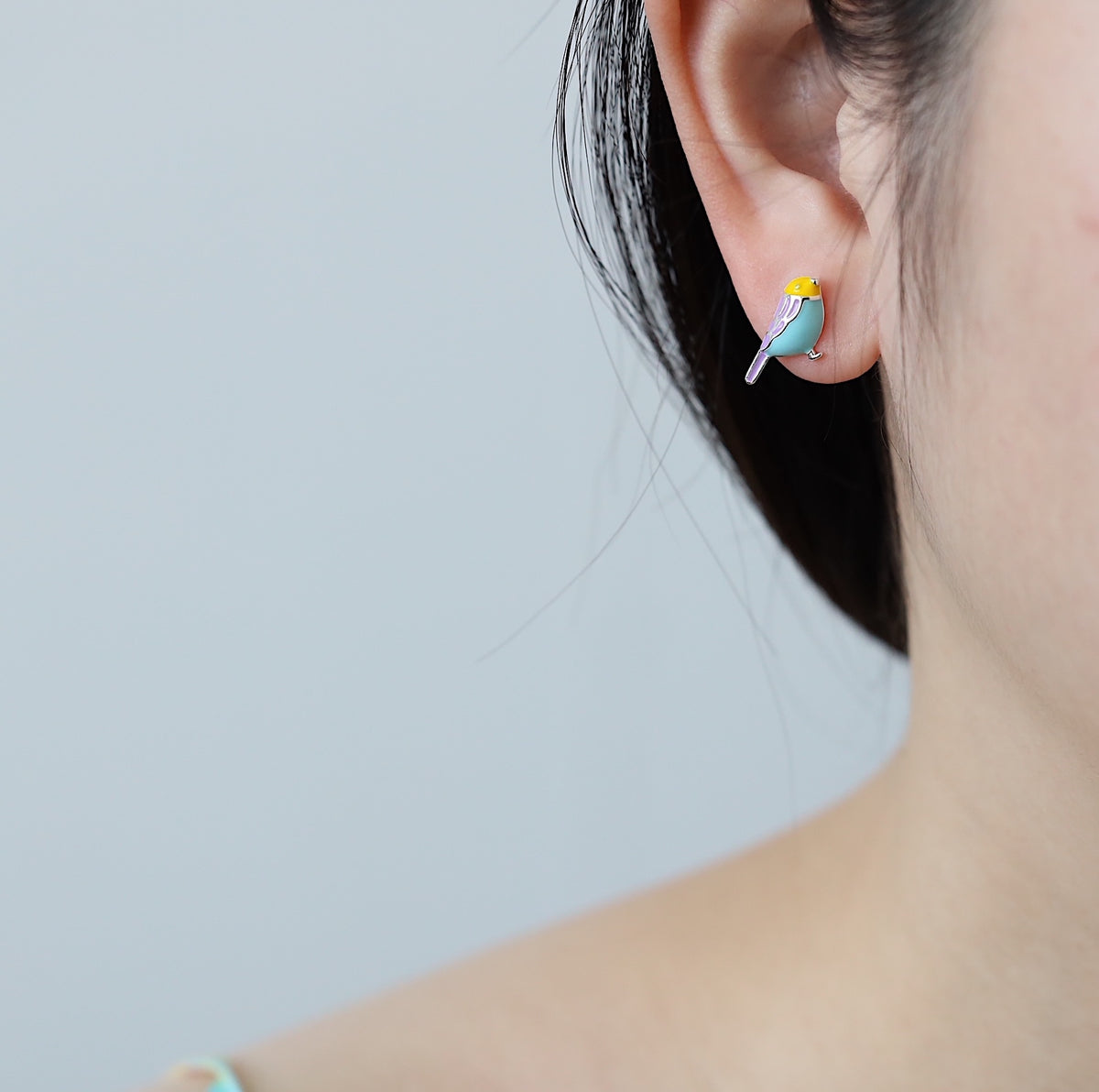 Small Bird Studs Earrings