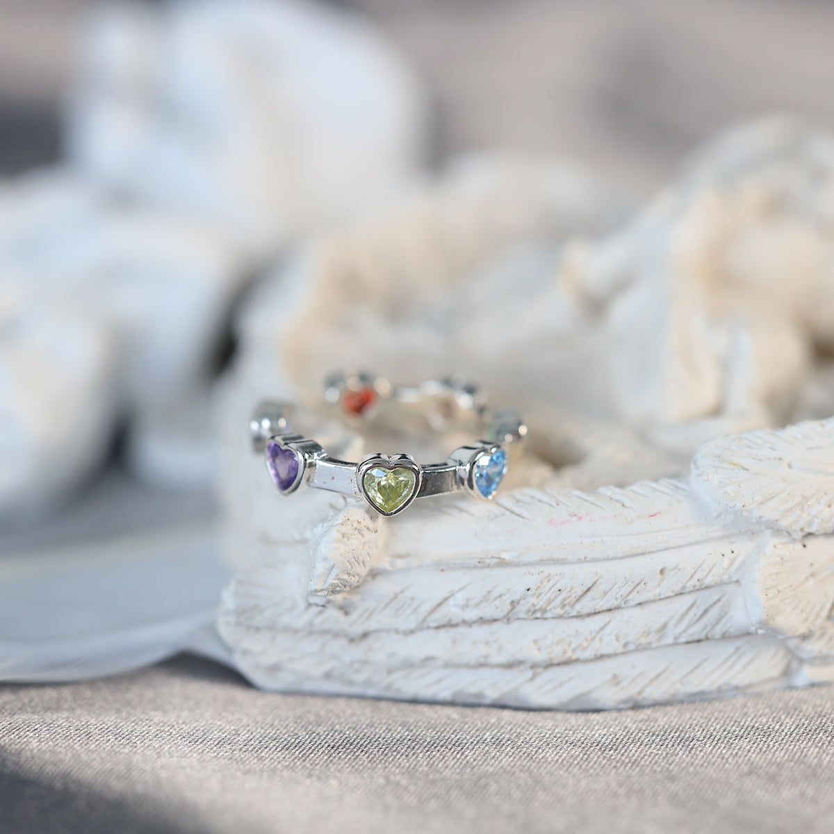 Creative love heart ring