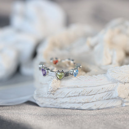 Creative love heart ring