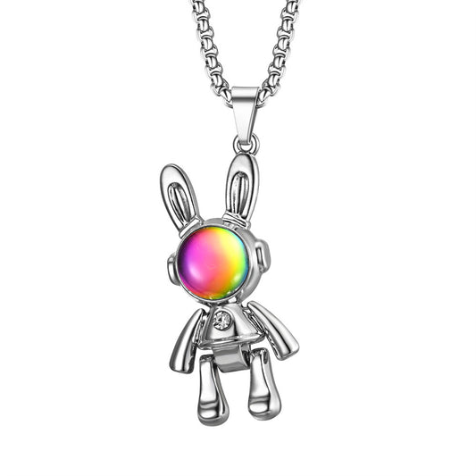 Moonstone Rabbit Necklace