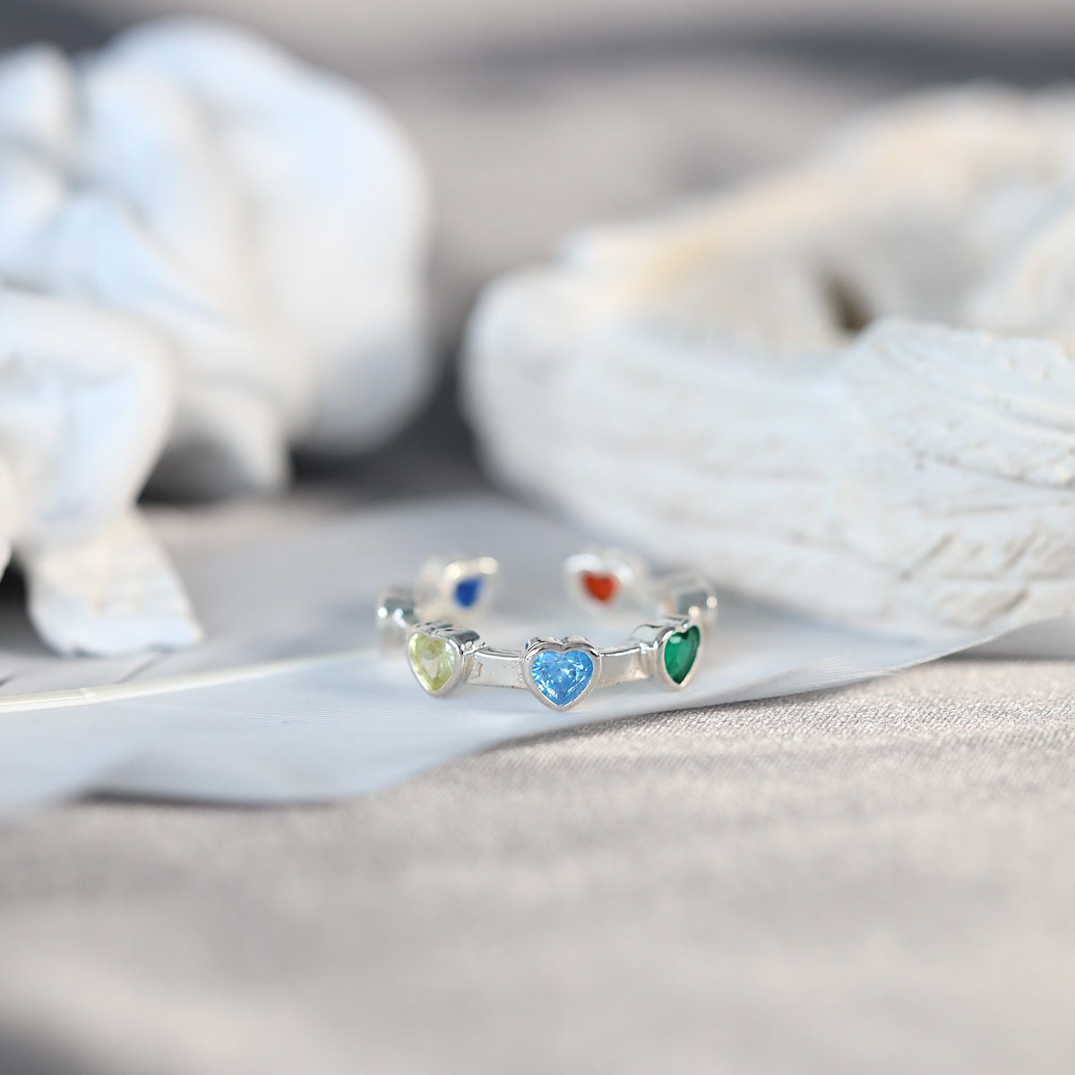 Creative love heart ring