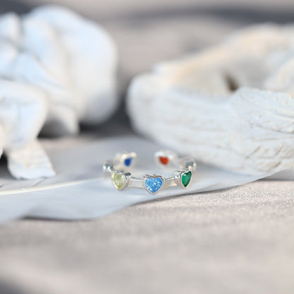 Creative love heart ring