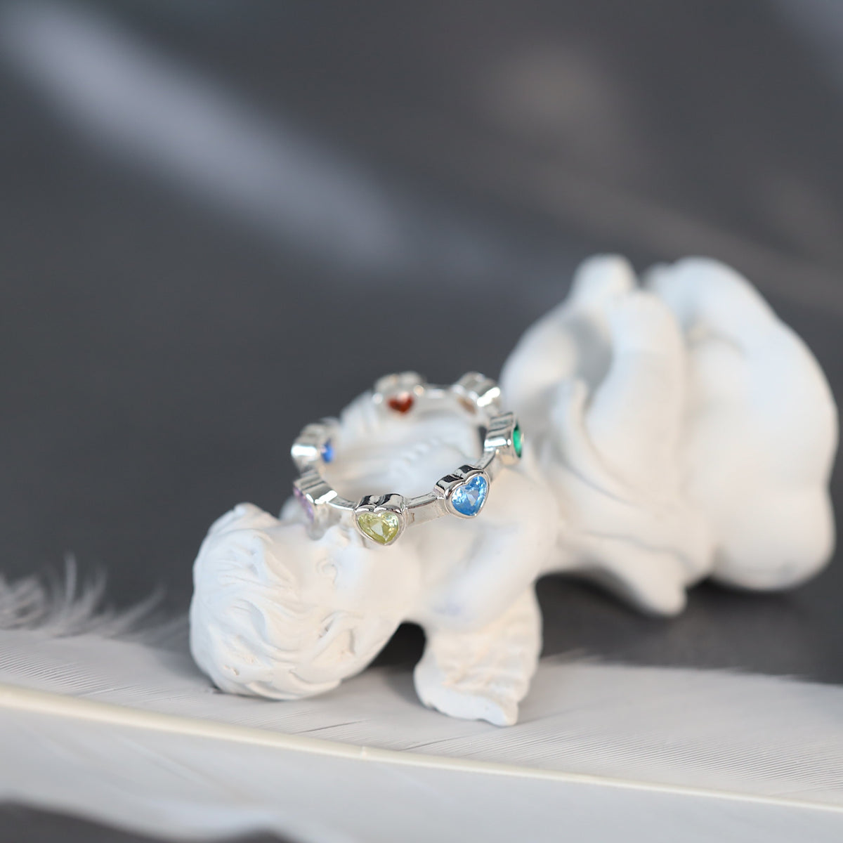Creative love heart ring