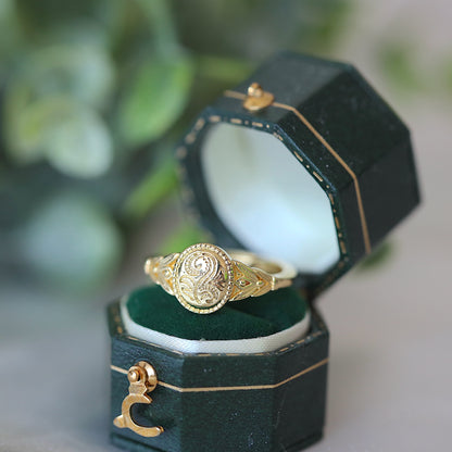 Flower Signet Ring