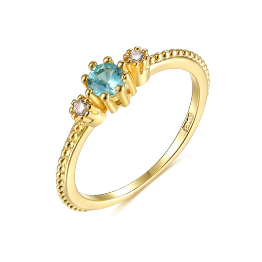 Blue Gemstone Ring