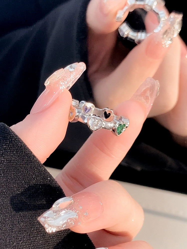 Creative love heart ring