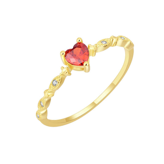 Gold Heart Ring