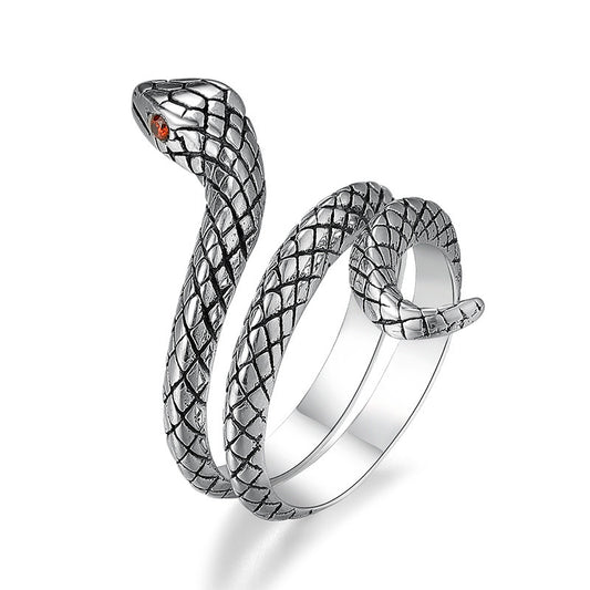 Red Eyes Serpent Ring