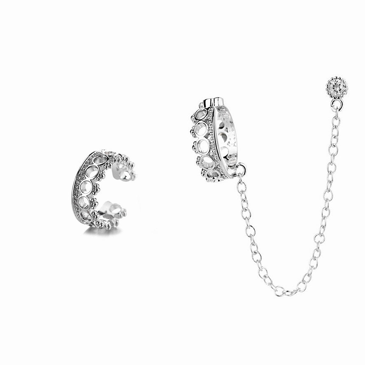 2 Pieces Lace Ear Cuffs