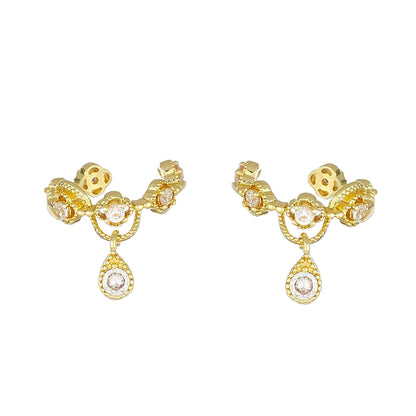 2 Pieces Gold Ear Cuffs