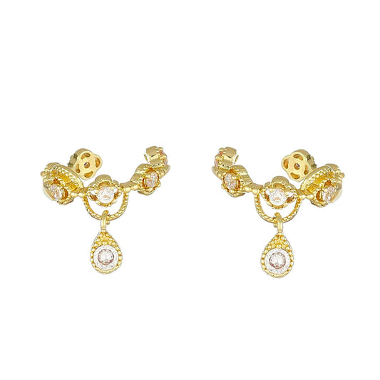 2 Pieces Gold Ear Cuffs