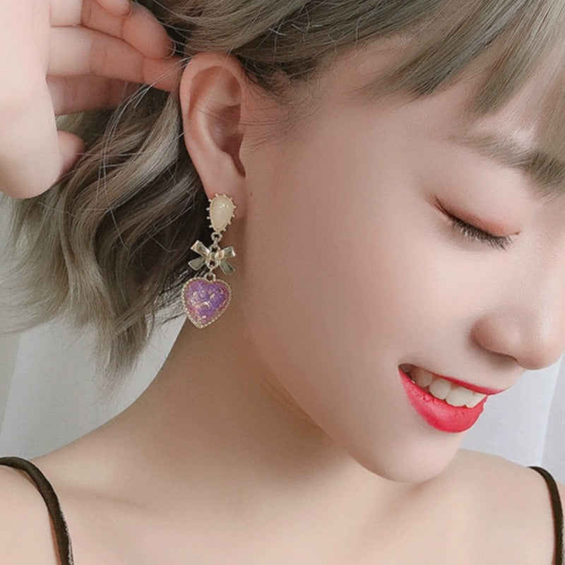 Princess Heart Earrings