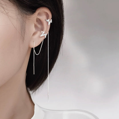 Wave Threader Earrings
