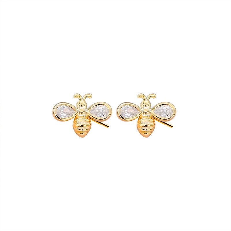 Flying Bee Ear Studs