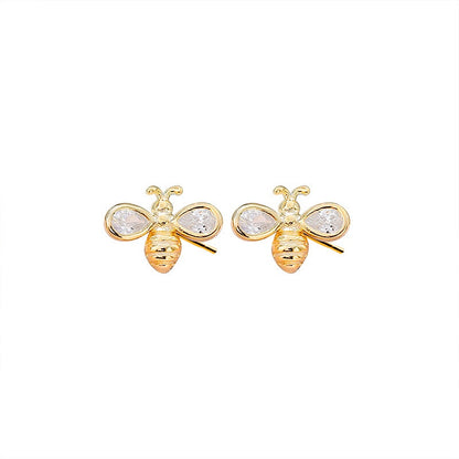 Flying Bee Ear Studs