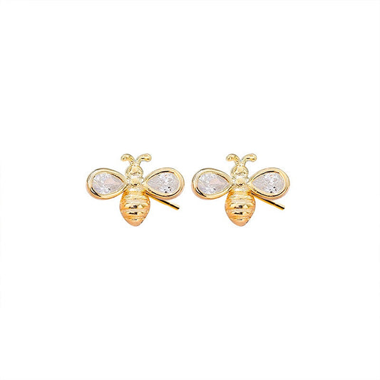 Flying Bee Ear Studs