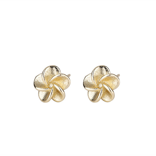 Tiny Sakura Flower Ear Studs