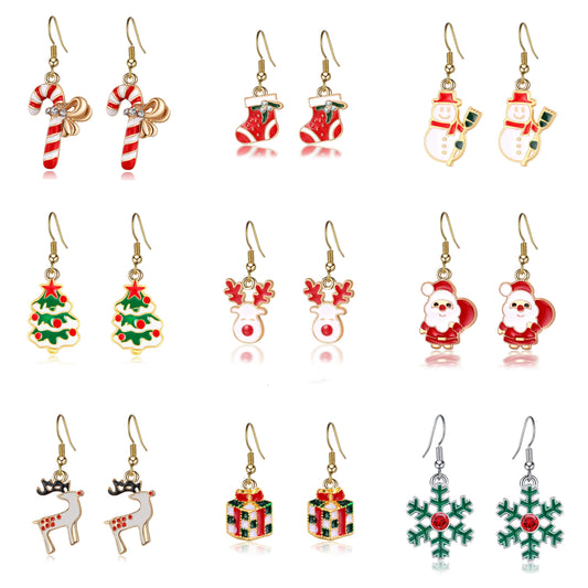 Christmas Santa Claus Earrings