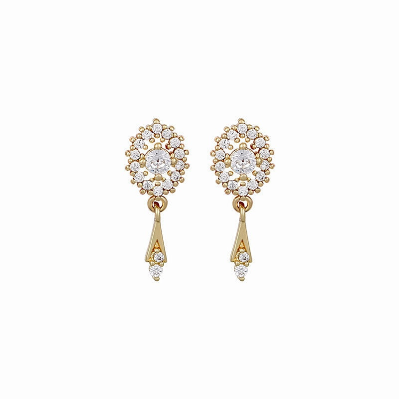 Classic Oval Drop Earrings