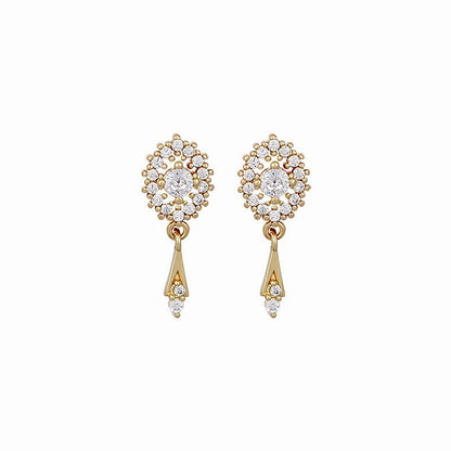 Classic Oval Drop Earrings