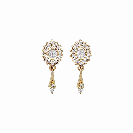 Classic Oval Drop Earrings