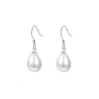 Waterdrop Pearl Hook Earrings