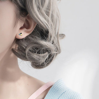 Triangle Studs Earrings