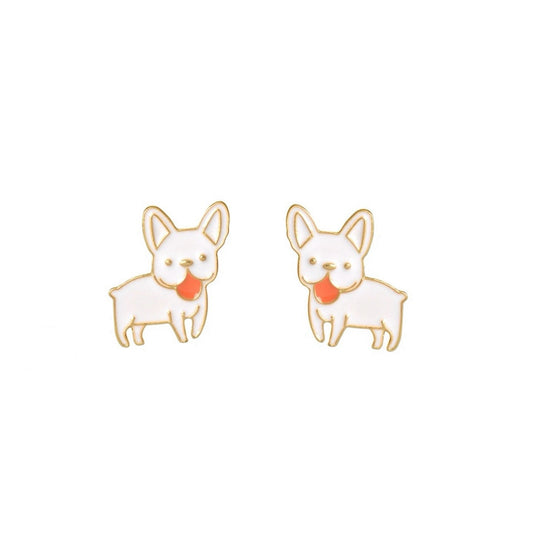 Bull Dog Ear Studs