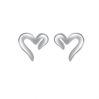 Tiny Heart Ear Studs
