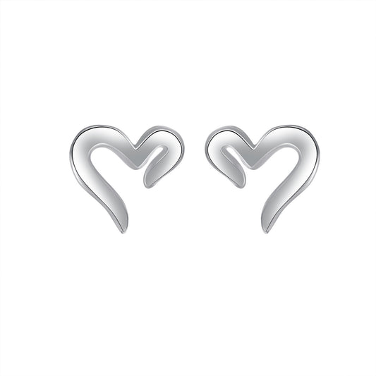Tiny Heart Ear Studs