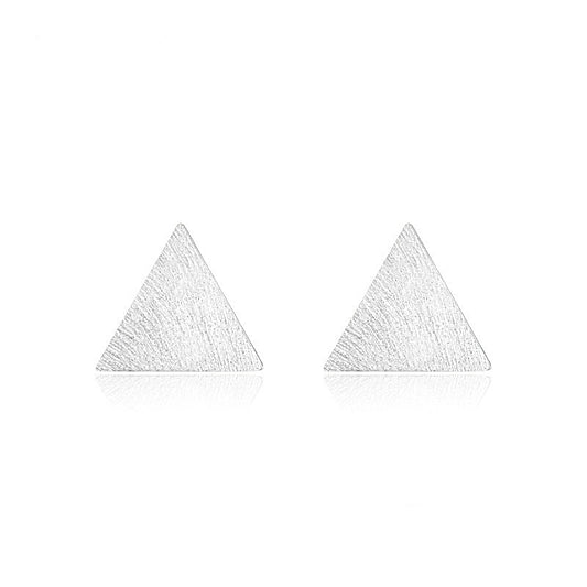 Minimalist Triangle Ear Studs