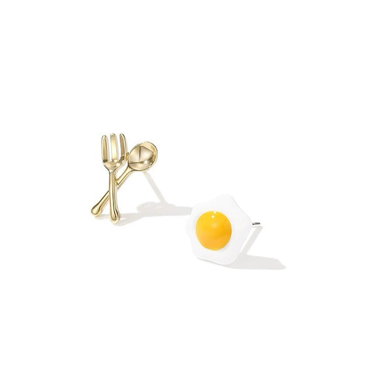 Egg and Folk Ear Studs