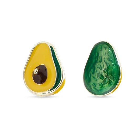 Green Avocado Studs Earrings