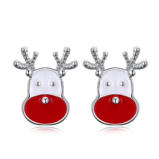 Christmas Reindeer Ear Studs