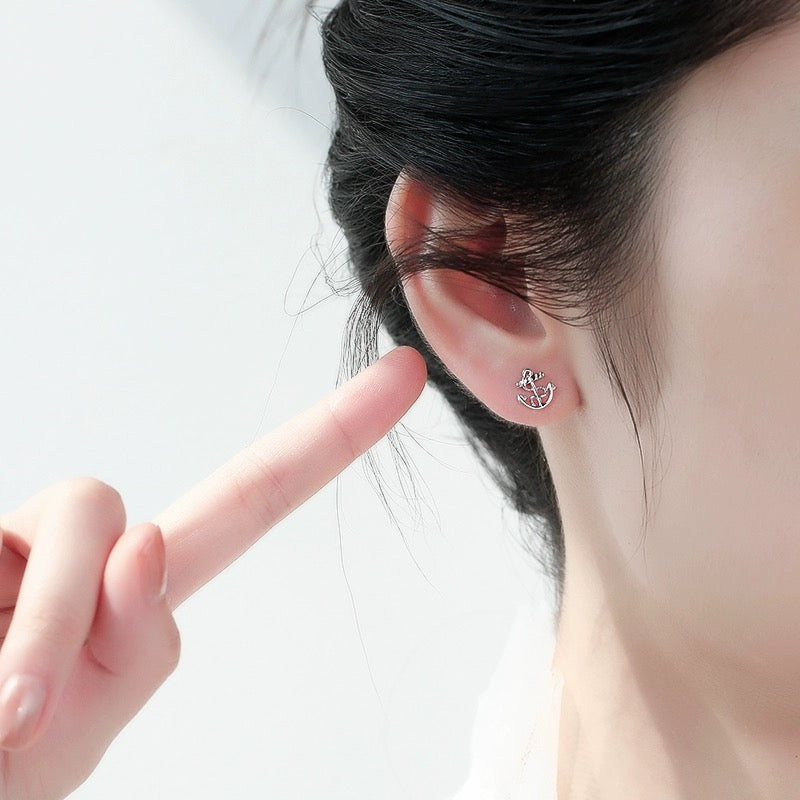 Sail Wheel Ear Studs