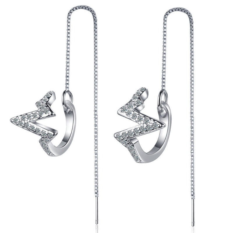 Wave Threader Earrings