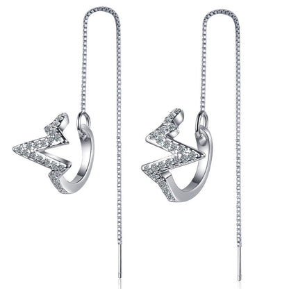 Wave Threader Earrings