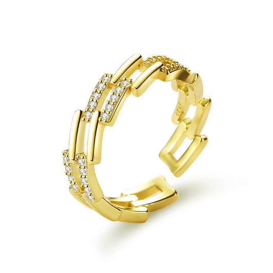Gold Zigzag Ring