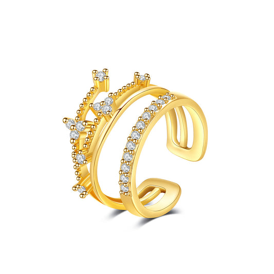Gold Multi Layer Ring