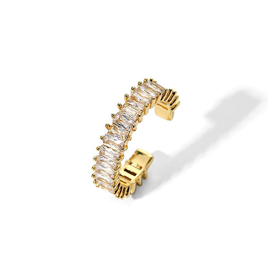 Gold Baguette Band Ring