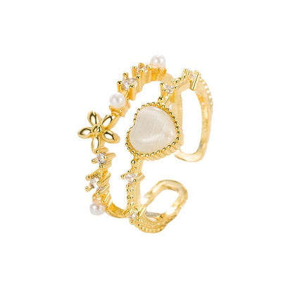 Gold Heart Ring