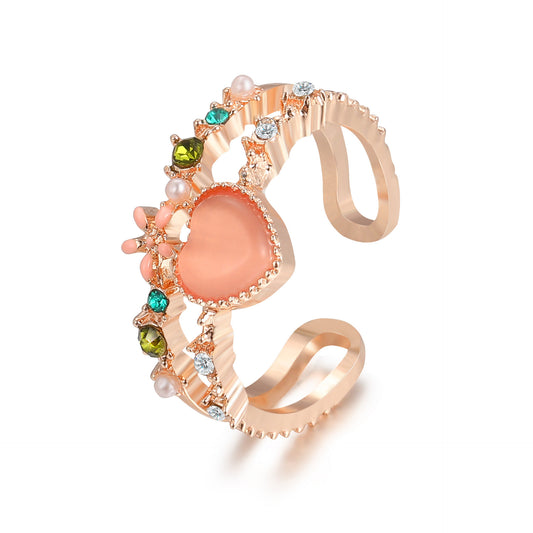Rose Gold Heart Ring
