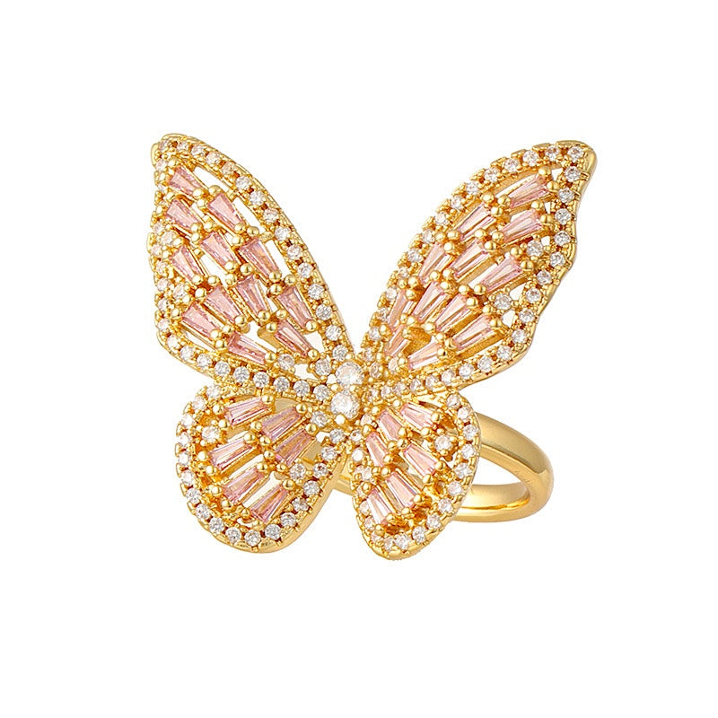 Oversized Butterfly Ring