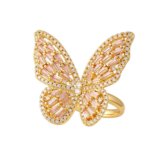 Oversized Butterfly Ring