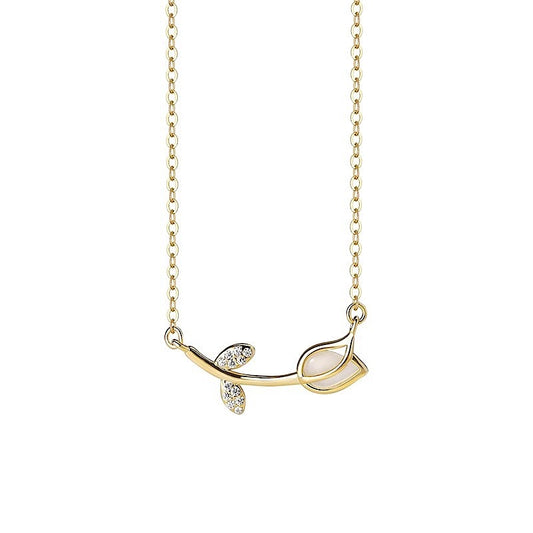 Gold Tulip Necklace