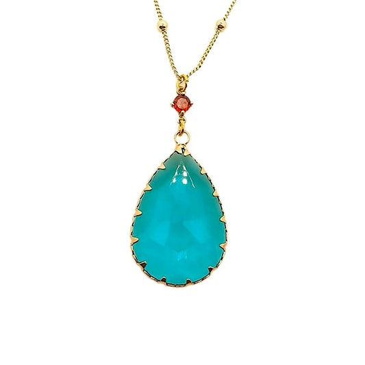 Moving Castle's Inspired Blue Necklace