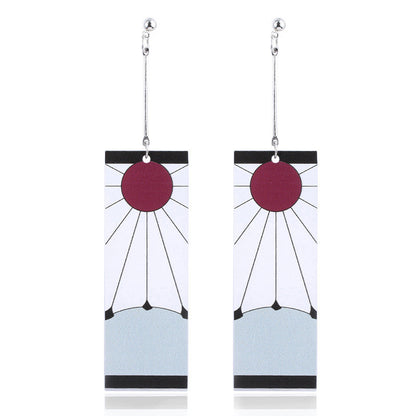 Hanafuda Inspired Earrings