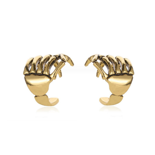 Skeleton hand ear cuffs