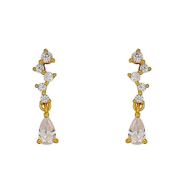 Crystal Teardrop Earrings