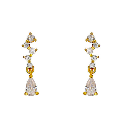 Crystal Teardrop Earrings